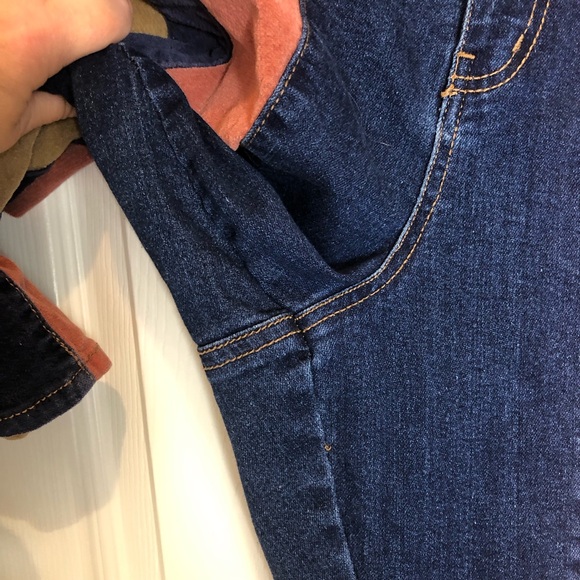 Versona BOHO Flare Striped Color Block Jeans Size 16 L - Picture 7 of 11